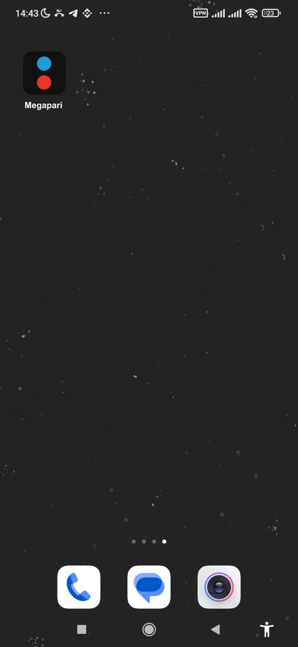 Abre la app de Megapari, inicia sesión y comienza a jugar ahora.