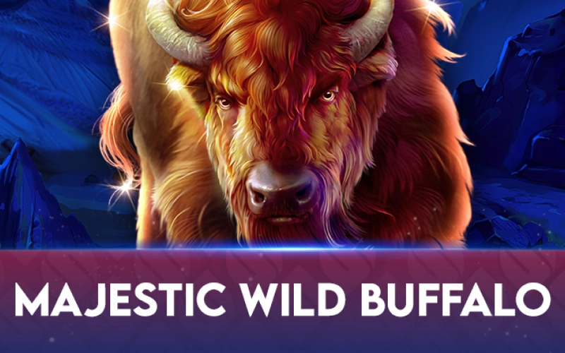 Gana con la temática de animales de Majestic Wild Buffalo, un slot de alta volatilidad en Megapari.