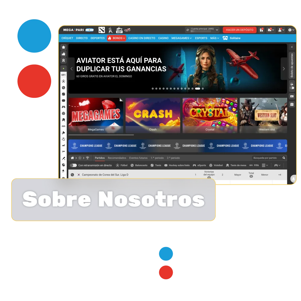 Descubre Megapari en Argentina y disfruta de apuestas y casino seguro.