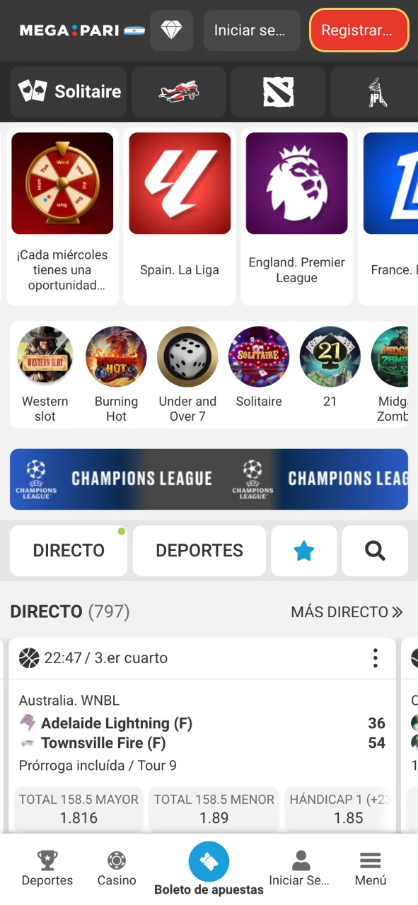 Haz clic en Registrarse en Megapari y comienza tu cuenta ahora.