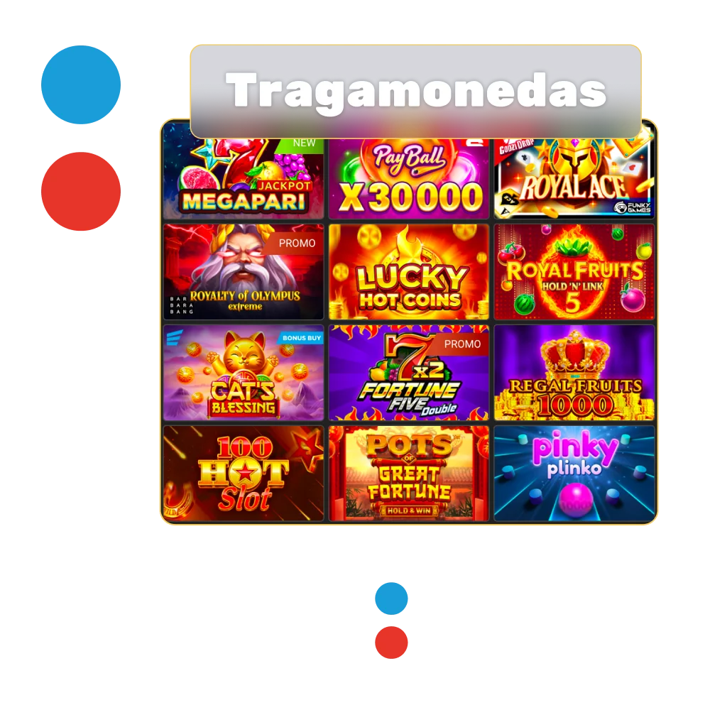 Juega en las tragamonedas de Megapari, disfruta miles de títulos y reclama tu bono.