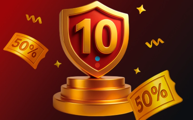 Consigue el bono del cincuenta por ciento y hasta 520.960 ARS en tu décimo depósito en las tragamonedas de Megapari.