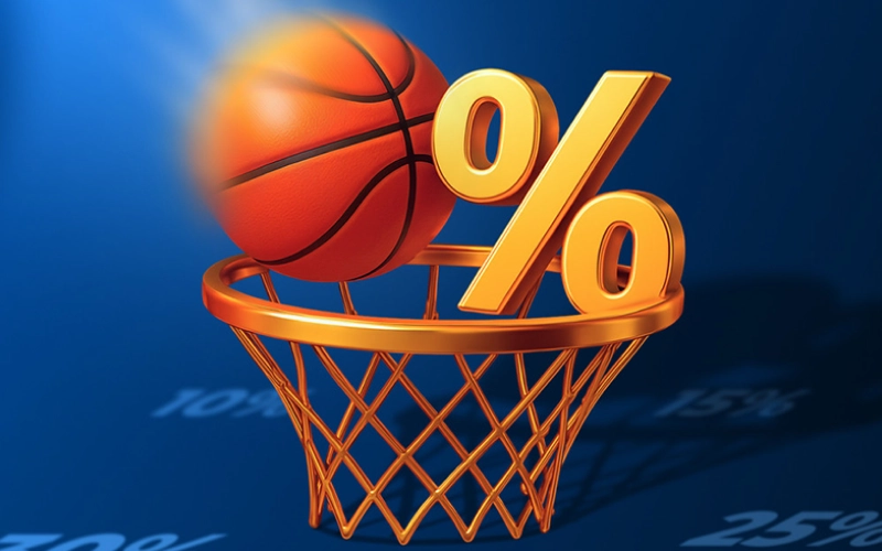 Consigue hasta un treinta por ciento de reembolso semanal en tu pérdida neta de apuestas de básquet con Cash Dunk en Megapari.