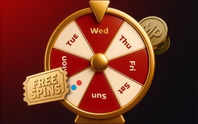 Gana giros gratis y premios en efectivo cada miércoles con la Rueda de la Fortuna semanal de Megapari.