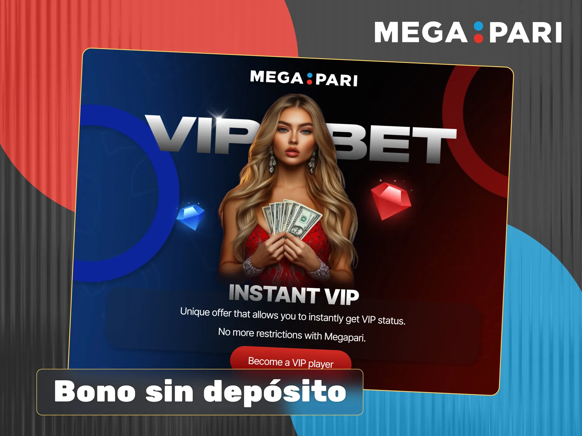 Obtén un bono sin depósito en Megapari como recompensa acumulativa por tu nivel de actividad dentro del Programa VIP.