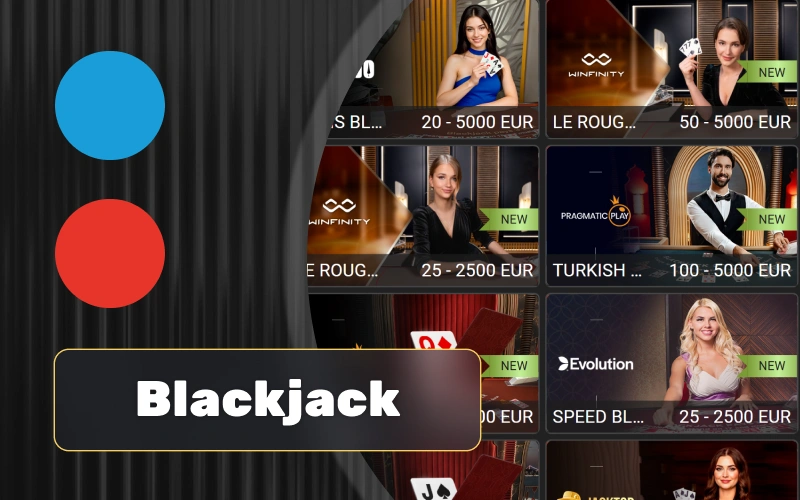 Disfruta del Blackjack en vivo de Megapari jugando contra el crupier en mesas como Oasis Blackjack y Speed Blackjack.