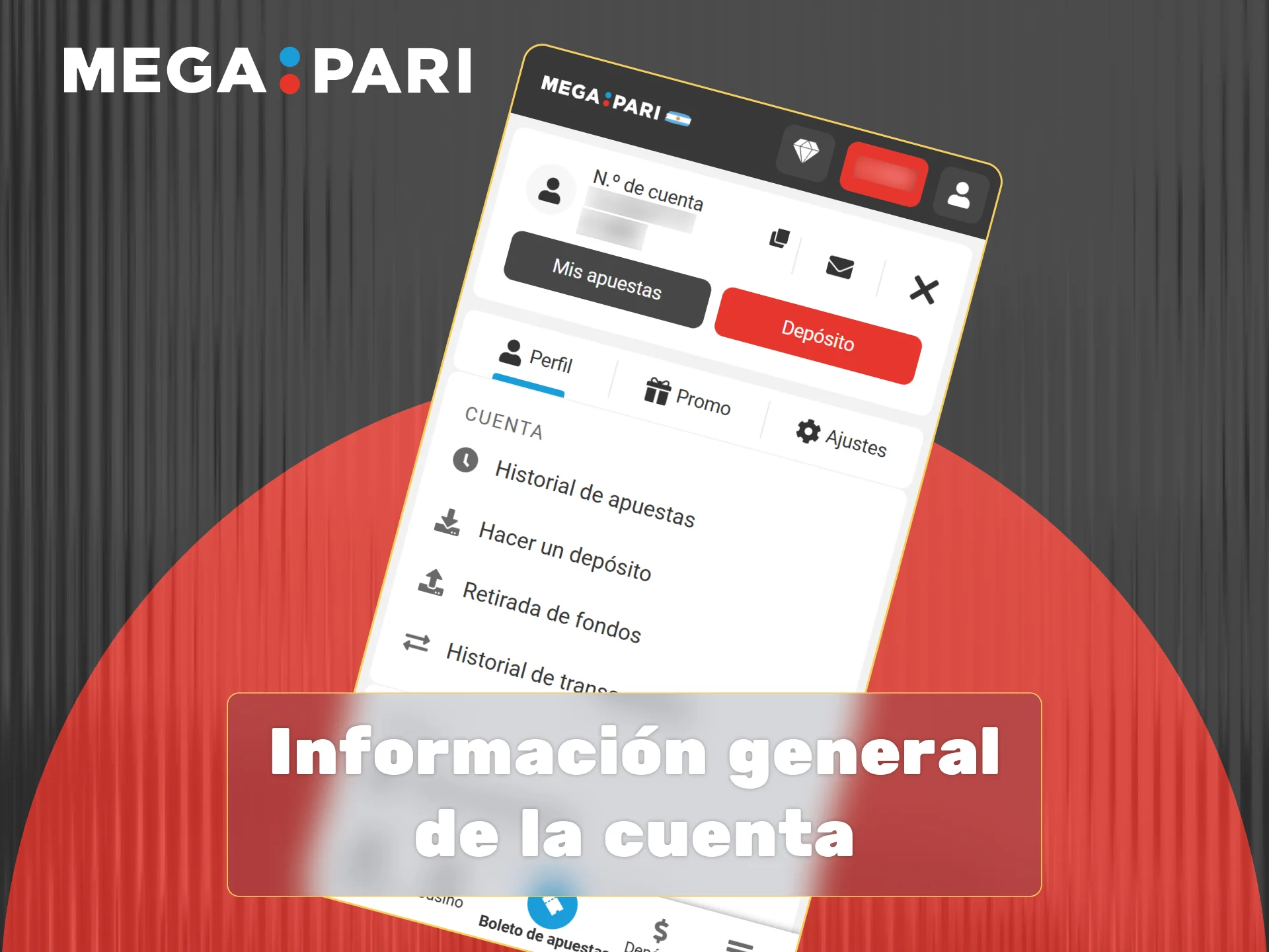 Después de registrarte, puedes hacer depósitos, retirar fondos y recibir bonificaciones exclusivas en tu cuenta Megapari.