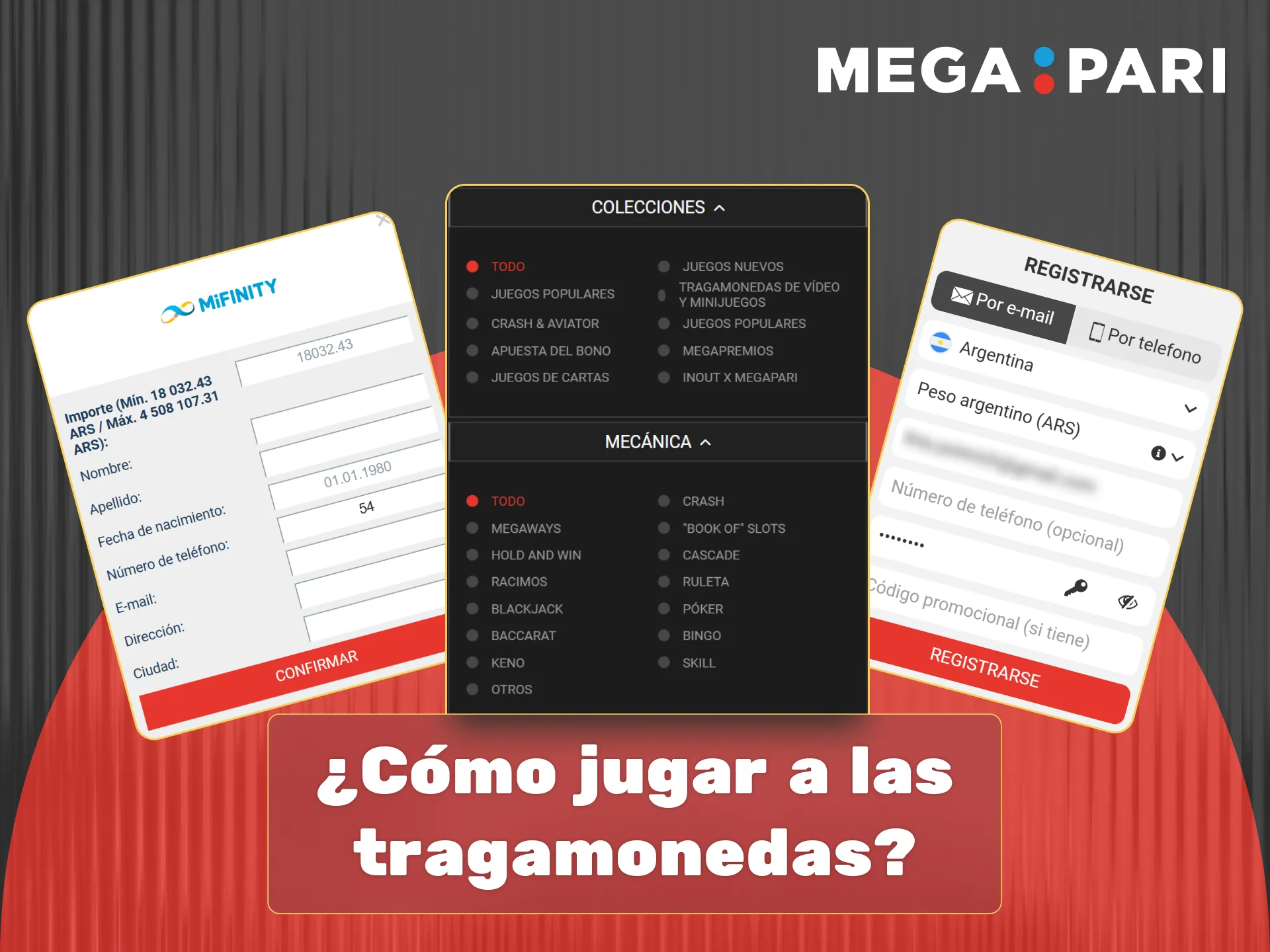 Juega a las tragamonedas en Megapari registrándote, haciendo un depósito y ajustando el monto de tu apuesta antes de girar.
