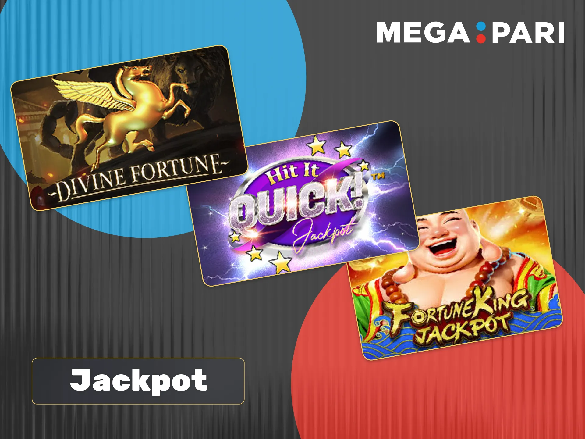 Juega a las tragamonedas con jackpot progresivo en Megapari para ganar premios acumulativos como en Divine Fortune.
