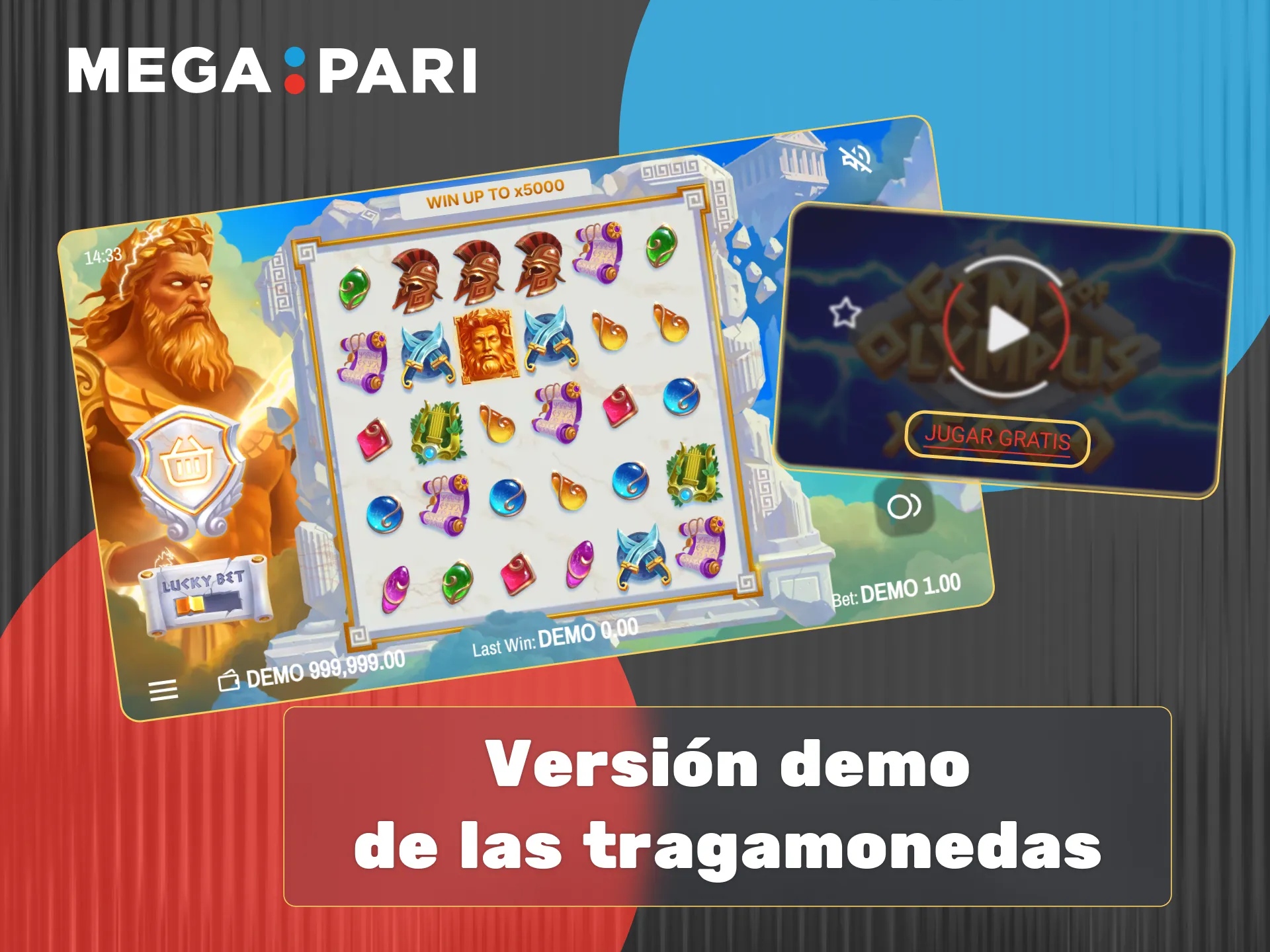 Prueba la versión demo gratuita de las tragamonedas de Megapari para familiarizarte con los juegos sin riesgo.